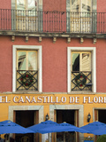 Restaurant Facade and Umbrellas  Guanajuato  Mexico