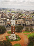 Clock Tower Called Torre De Los Ingleses on the Plaza San Martin Square  Buenos Aires  Argentina