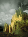 View of the Badlands Above La Paz  Bolivia
