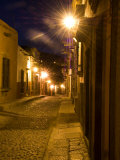 Street Scene Before Sunrise  San Miguel De Allende  Mexico