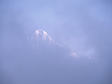Mt Shuksan Peaking Through the Clouds  North Cascades National Park  Washington  USA