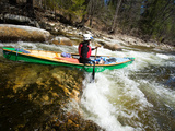 Canoeing the Ashuelot River in Surry  New Hampshire  USA