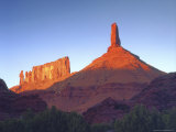 Sandstone Formations at Sunset  Utah  USA