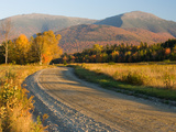 Valley Road in Jefferson  Presidential Range  White Mountains  New Hampshire  USA