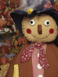Stuffed Scarecrow on Display at Halloween  Washington  USA
