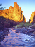 Stream Near Fisher Towers  Utah  USA