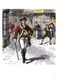 British Officer Harassed by Colonial Boys in Boston Before the Revolutionary War