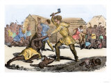 Massacre of Christian Indians by White Settlers in the Ohio Territory