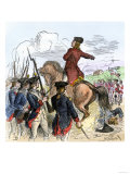 Royal Governor Tryon Angrily Trying to Suppress the Colonial Regulators Revolt  c1771