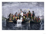 Secret Burial of Hernando de Soto at Night in the Mississippi River 1542