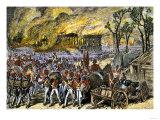Capture and Burning of Washington DC by the British in 1814