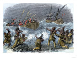 Native Americans on Block Island Attacked by Massachusetts Bay Colony Governor John Endicott