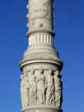 Detail of the Victory Monument at Yorktown Battlefield  Virginia