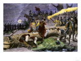 Burial of Hernando Desoto in the Mississippi River  c1542