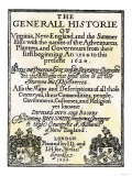 Title Page of John Smith's General Historie of Virginia  c1624