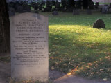 Boston Massacre Victims' Grave in the Old Granary Burying-Ground  Boston  Massachusetts