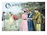 Advertisement for Cadbury's Cocoa  Showing a Croquet Game  c1899
