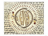 Colonial Forces under Captain Mason Destroy the Principal Pequot Indian Village  c1637