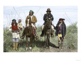 Geronimo and Natchez on Horseback during the Apache Wars  c1886