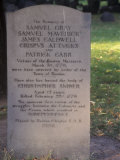 Boston Massacre Victims' Grave in the Old Granary Burying-Ground  Boston  Massachusetts