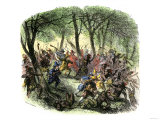 Massacre of Mohawks by New Netherland Governor Kieft  c1640