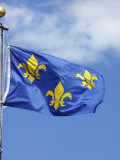 French Flag Marking La Verendrye Expedition's Claim of the Northern Great Plains for France in 1743