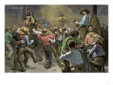 Miners' Ball during the California Gold Rush