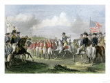 Surrender of the British Army under Lord Cornwallis at Yorktown  c1781