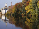Textile Mills Along the Blackstone River  Pawtucket  Rhode Island