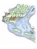 Samuel de Champlain's Fortified Camp at Quebec on the St Lawrence River  c1600