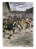 Capture of Fort Ticonderoga by Ethan Allen and the Green Mountain Boys  c1775