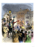 General Andrew Jackson Cheered for His Victory in the Battle of New Orleans