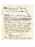 Henry Bigler's Diary Entry Marking James Marshall's Gold Discovery at Sutter's Mill  c1848