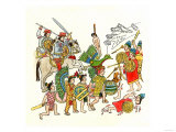 Battles of the Spanish Conquistadors in Mexico  c1500