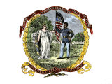 Banner of the Third US Colored Troops  an African-American Regiment in the Civil War