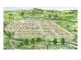 Inca City of Cusco  Peru  in 1556  after the Spanish Conquest