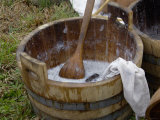 Camp Laundry in a Bucket at a Reenactment on the Yorktown Battlefield  Virginia