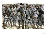 General Robert E Lee's Farewell to His Soldiers after the Surrender at Appomattox  c1865