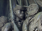 Black Soldiers of the 54th Massachusetts Regiment  Memorial in Boston  Massachusetts