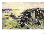 Americans Holding Their Ground at the Battle of the Brandywine  American Revolution  c1777