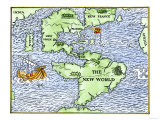 New World Geography According to a Mapmaker of 1540