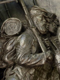 Black Soldiers of the 54Th Massachusetts Regiment  Memorial in Boston  Massachusetts