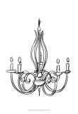 Graphic Chandelier IV