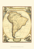 Nautical Map of South America