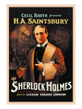 H A Saintsbury as Sherlock Holmes