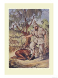 Robinson Crusoe: He Lays His Head Flat on the Ground