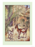 Robinson Crusoe: Having No Victuals to Eat  I Killed a She-Goat