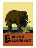 E is for Elephant