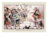 Puck Magazine: Scene from the New National Operetta