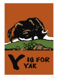 Y is for Yak